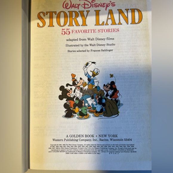 Golden books Walt Disney’s Storyland. Published 1987 version. - Picture 2 of 4